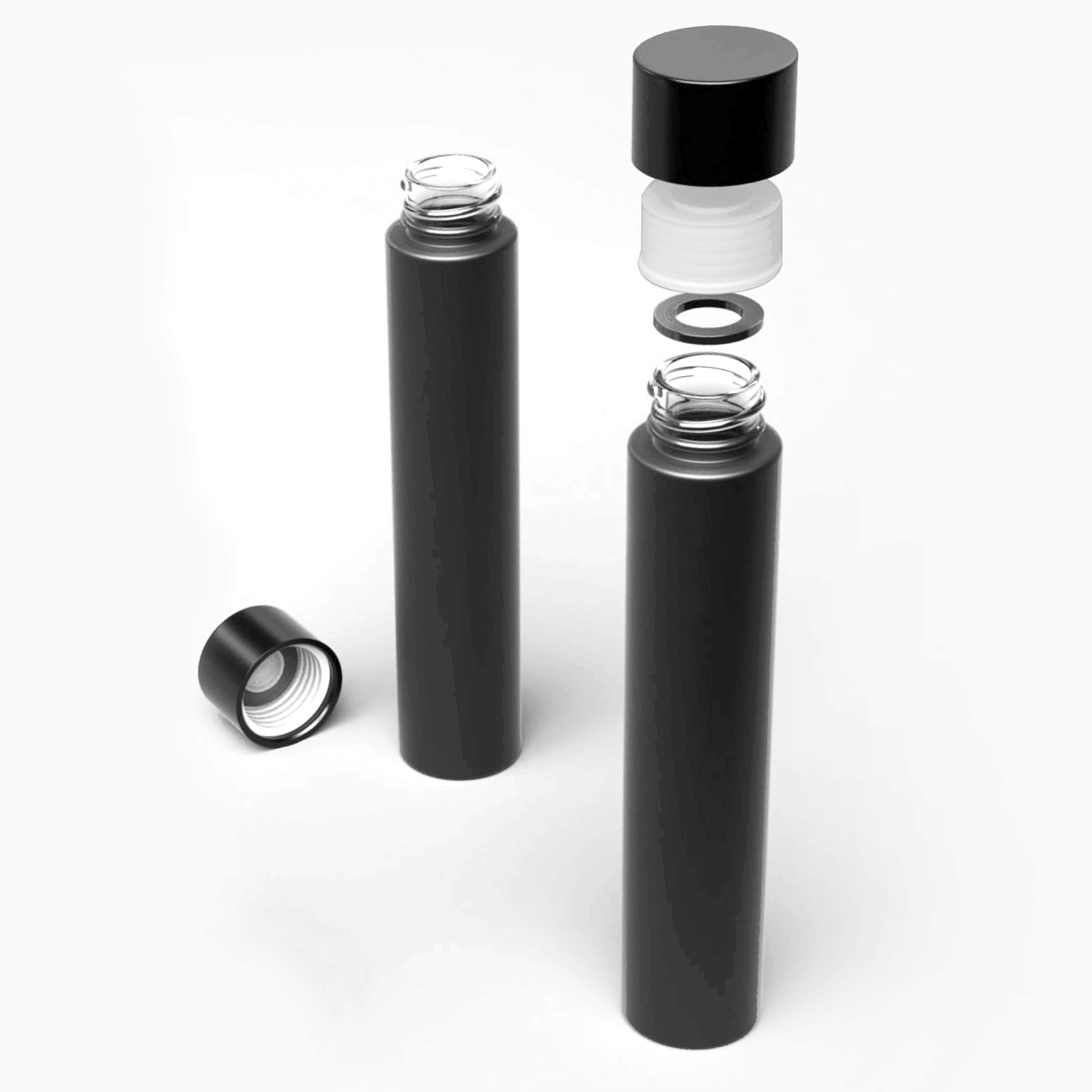 Silicone Seal, Glass Pre-Roll Tube - Cannasupplies